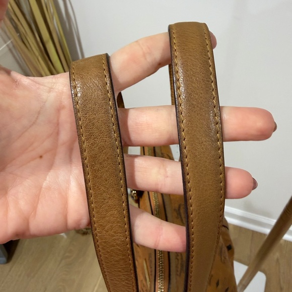 MCM Visetos Cognac Bag - Picture 10 of 11